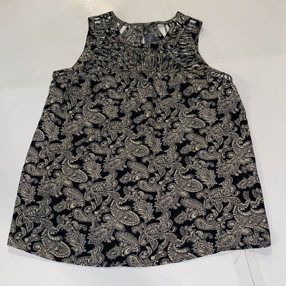 Market & Spruce Paisley Tank Top Medium